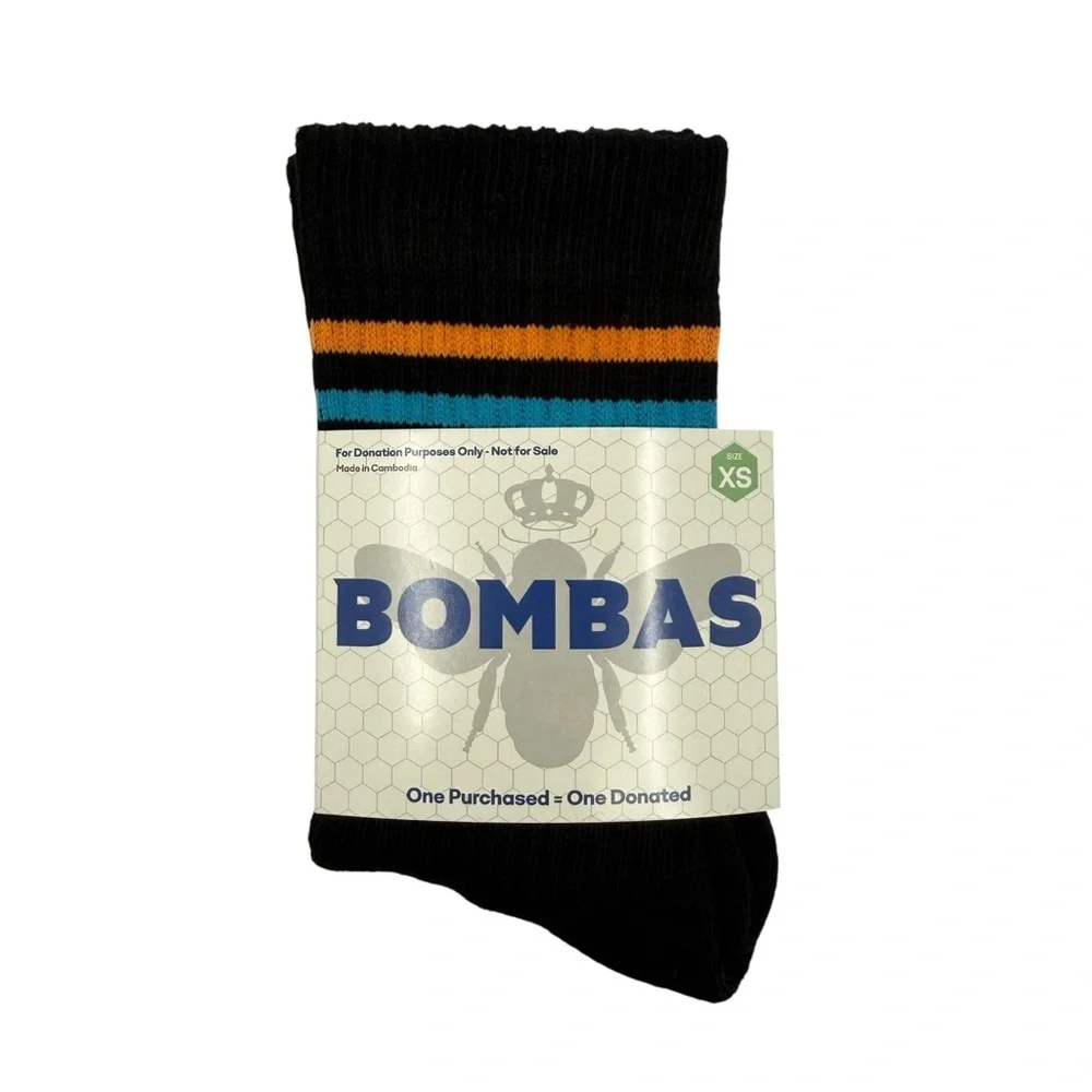 Bombas Calf Socks in Black Size XS